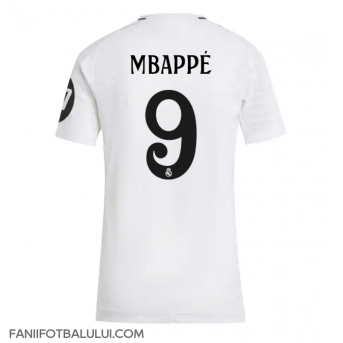 Real Madrid Kylian Mbappe #9 Tricou Fotbal Replică 2024-25 Femei Acasa